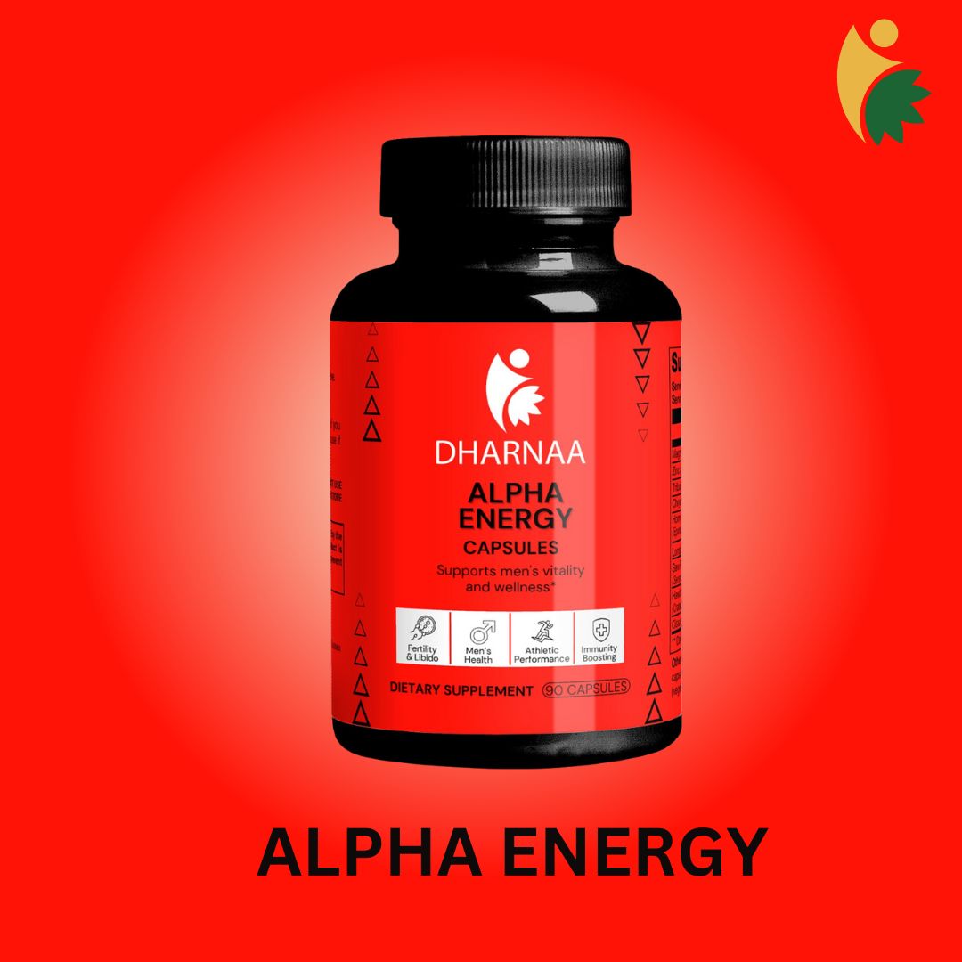 Alpha Energy – Men's Vitality Support Supplement | 90 Capsules | Boost Stamina, Strength & Performance | Natural Testosterone & Energy Enhancer | Supports Muscle Growth & Endurance