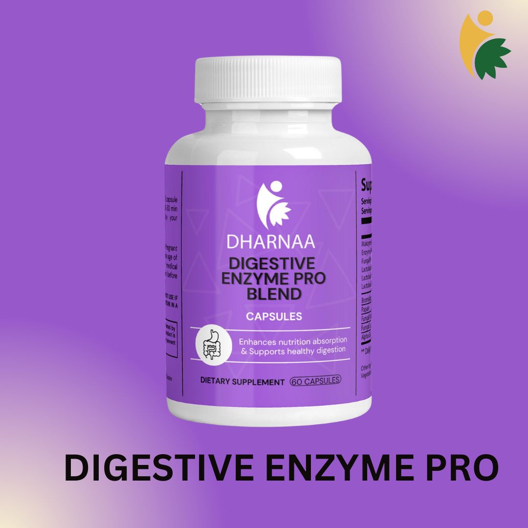 Digestive Enzymes Supplement – Supports Gut Health & Digestion – Breaks Down Proteins, Fats & Carbs – with Bromelain, Papain & Probiotics for Bloating & Gas Relief, 60 count