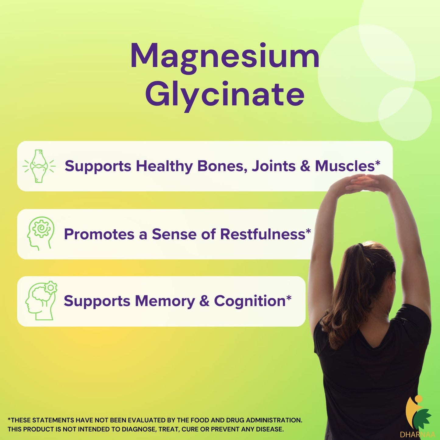 Magnesium Glycinate 275mg – High-Absorption Formula for Sleep, Muscle Relaxation & Stress Support – Non-GMO, Chelated, Gentle on Stomach, No Artificial Additives, 90 count