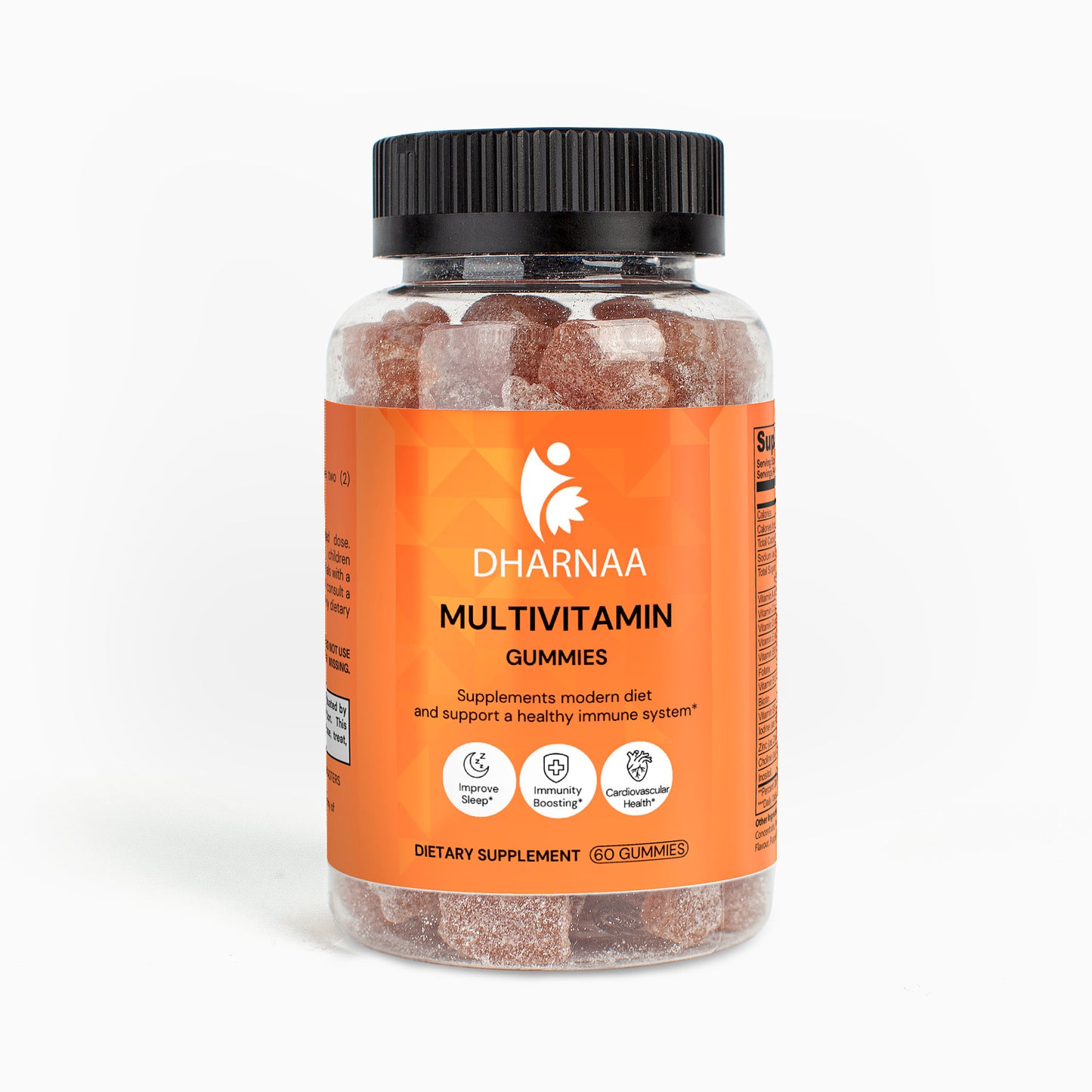 Multivitamin Bear Gummies for Adults – Supports Energy, Immune Health & Overall Wellness – Delicious, Chewable Vitamins with Essential Nutrients – Non-GMO, Gluten-Free, Vegan-Friendly, 60 count
