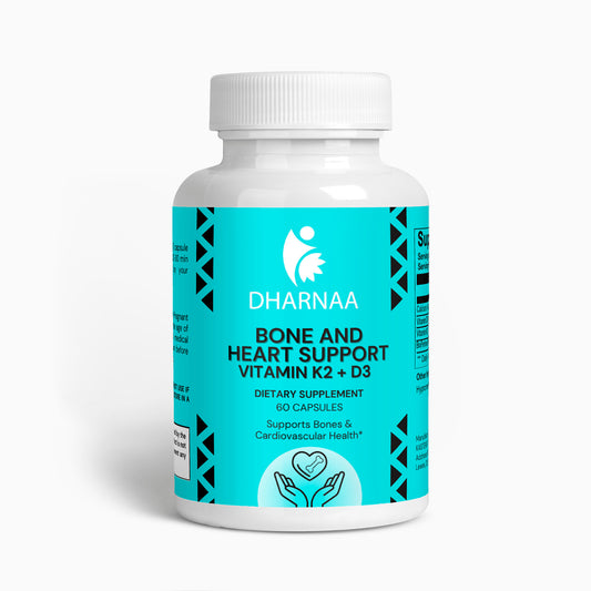 Vitamin K2 + D3 Supplement – Supports Bone & Heart Health – High-Potency MK-7 for Calcium Absorption – Non-GMO, Vegan, Third-Party Tested, 60 count