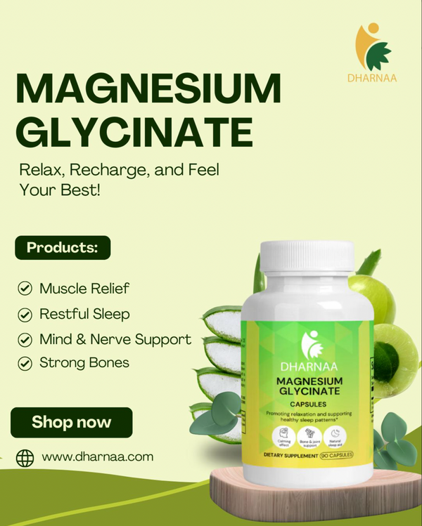 Magnesium Glycinate, High Absorption  Gentle on Stomach, Supports Sleep, Stress, 90 Capsules